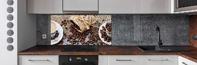 Pannello retrocucina con motivo Caffè con latte