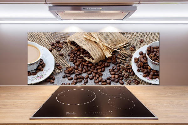 Pannello retrocucina con motivo Caffè con latte