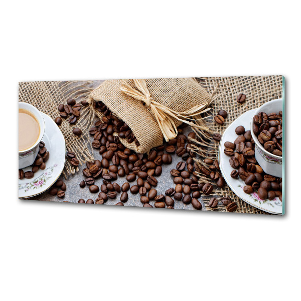 Pannello retrocucina con motivo Caffè con latte