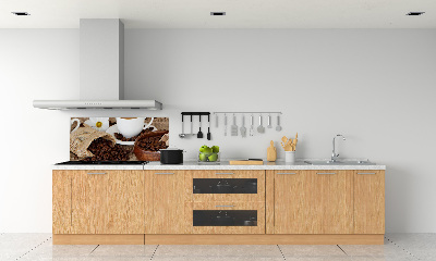 Pannello paraschizzi cucina con motivo Caffè con latte