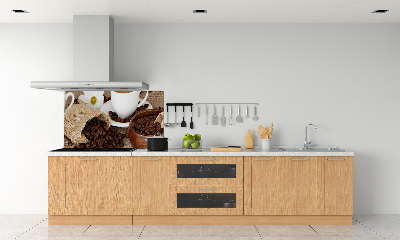 Pannello paraschizzi cucina con motivo Caffè con latte