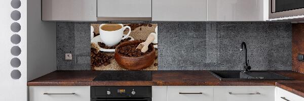 Pannello paraschizzi cucina con motivo Caffè con latte