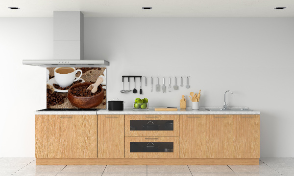 Pannello paraschizzi cucina con motivo Caffè con latte
