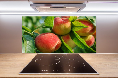 Rivestimento parete cucina con motivo a pesche