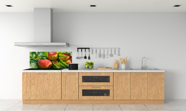 Rivestimento parete cucina con motivo a pesche