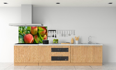 Rivestimento parete cucina con motivo a pesche