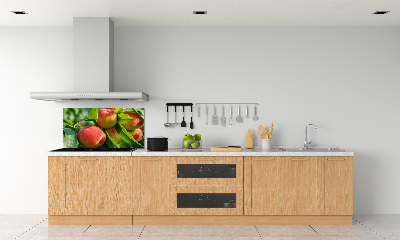Rivestimento parete cucina con motivo a pesche