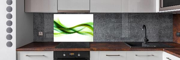 Pannello retrocucina con motivo a onde astratte