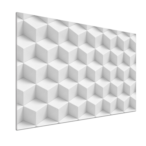 Rivestimento parete cucina con motivo astratto 3D