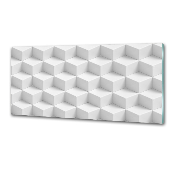 Rivestimento parete cucina con motivo astratto 3D