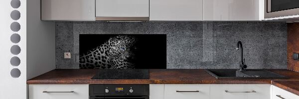 Pannello retrocucina con motivo leopardato
