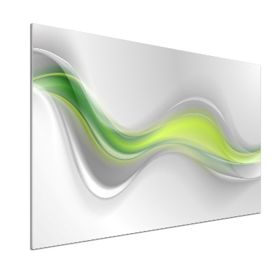 Pannello paraschizzi cucina con motivo a onde astratte