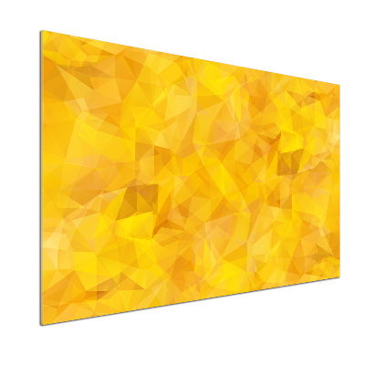 Rivestimento parete cucina con motivo a triangoli astratti