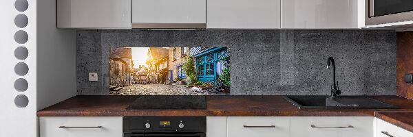 Pannello retrocucina con stampa raffigurante una strada affascinante