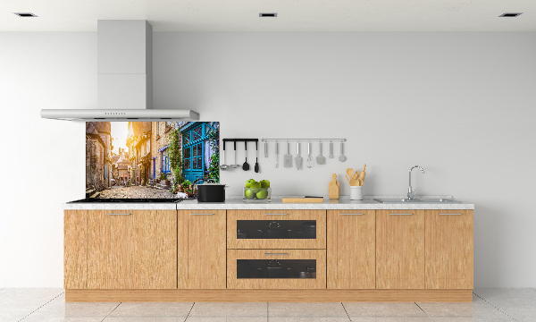 Pannello retrocucina con stampa raffigurante una strada affascinante