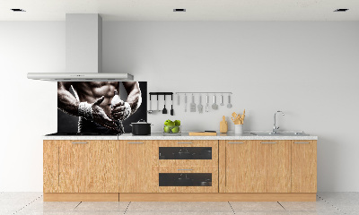 Rivestimento parete cucina per locali ad uso sportivo