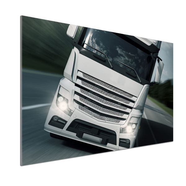 Pannello paraschizzi cucina con motivo a camion