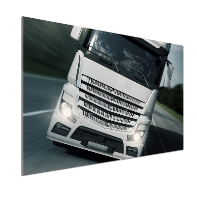 Pannello paraschizzi cucina con motivo a camion