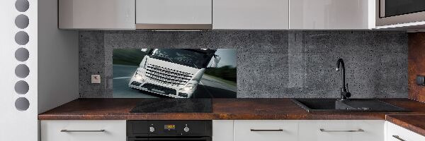 Pannello paraschizzi cucina con motivo a camion