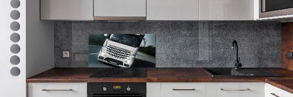 Pannello paraschizzi cucina con motivo a camion