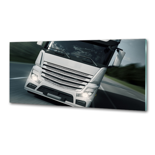 Pannello paraschizzi cucina con motivo a camion