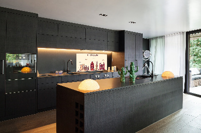 Pannello paraschizzi cucina con stampa raffigurante gli edifici di Praga