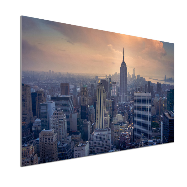 Pannello paraschizzi cucina con stampa raffigurante Manhattan, New York