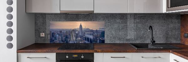 Pannello paraschizzi cucina con stampa raffigurante Manhattan, New York