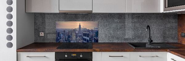 Pannello paraschizzi cucina con stampa raffigurante Manhattan, New York