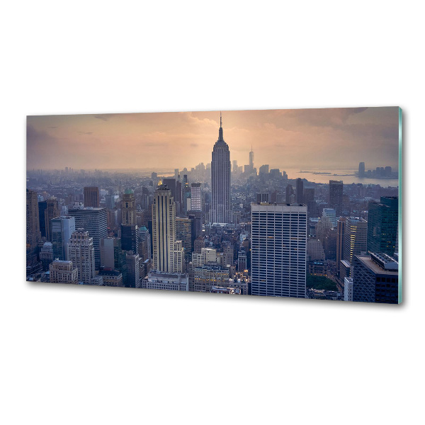 Pannello paraschizzi cucina con stampa raffigurante Manhattan, New York