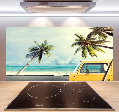 Rivestimento parete cucina con motivo Spiaggia di Van