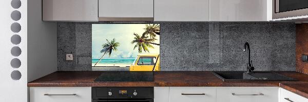 Rivestimento parete cucina con motivo Spiaggia di Van