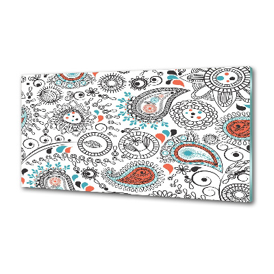 Rivestimento parete cucina con ornamenti decorativi