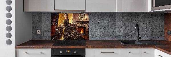 Rivestimento parete cucina in stile aristocratico