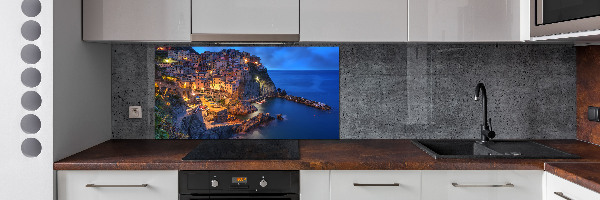 Rivestimento parete cucina modello Manarola, ispirato all'Italia