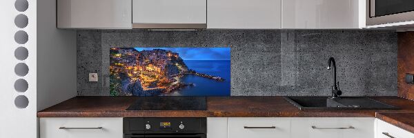 Rivestimento parete cucina modello Manarola, ispirato all'Italia