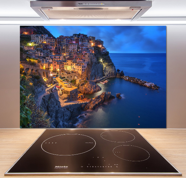 Rivestimento parete cucina modello Manarola, ispirato all'Italia