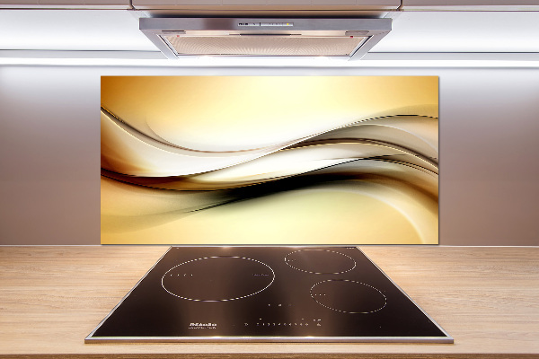 Rivestimento parete cucina con motivo astratto come sfondo