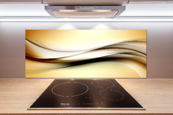 Rivestimento parete cucina con motivo astratto come sfondo