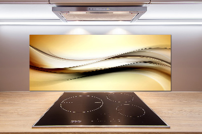 Rivestimento parete cucina con motivo astratto come sfondo