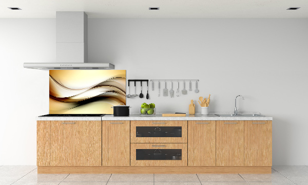 Rivestimento parete cucina con motivo astratto come sfondo