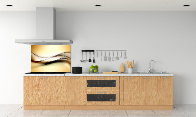 Rivestimento parete cucina con motivo astratto come sfondo
