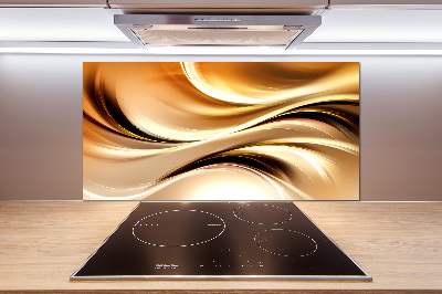 Pannello retrocucina con motivo a onde astratte