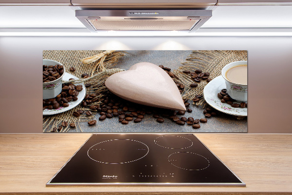 Rivestimento parete cucina in finitura color caffè latte