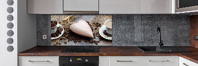 Rivestimento parete cucina in finitura color caffè latte