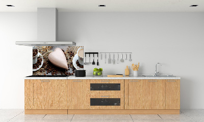 Rivestimento parete cucina in finitura color caffè latte