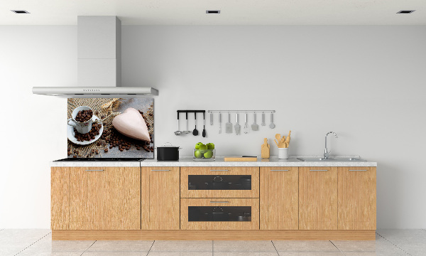 Rivestimento parete cucina in finitura color caffè latte