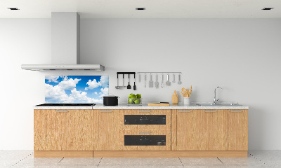 Rivestimento parete cucina con motivo Nuvole nel cielo