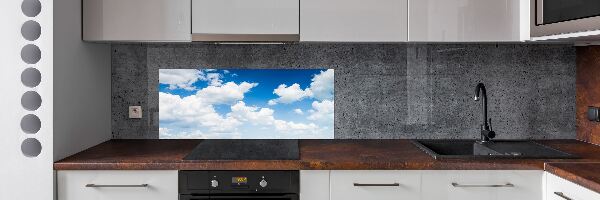 Rivestimento parete cucina con motivo Nuvole nel cielo