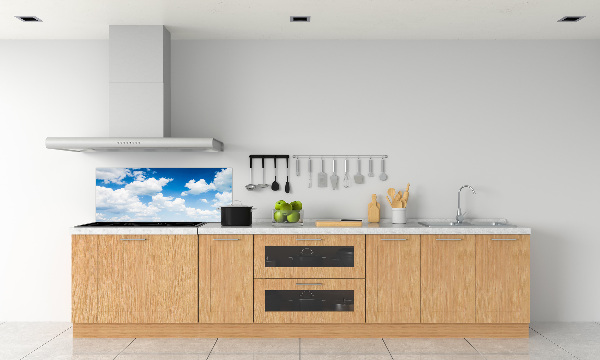 Rivestimento parete cucina con motivo Nuvole nel cielo